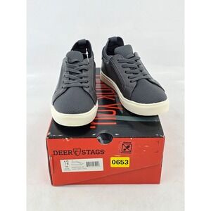 Deer Stags Dawson Jr Sneakers Boys Size 12 Dark Grey HTEC Low Top - New